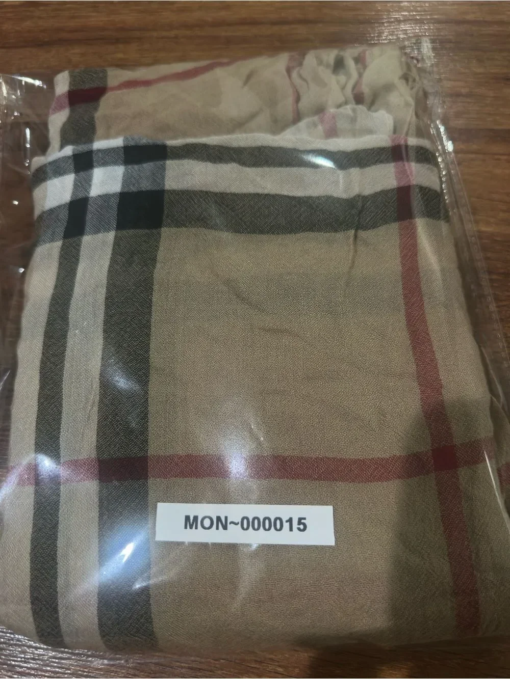 Beige Plaid Fringed Lightweight Scarf - Women Accessories